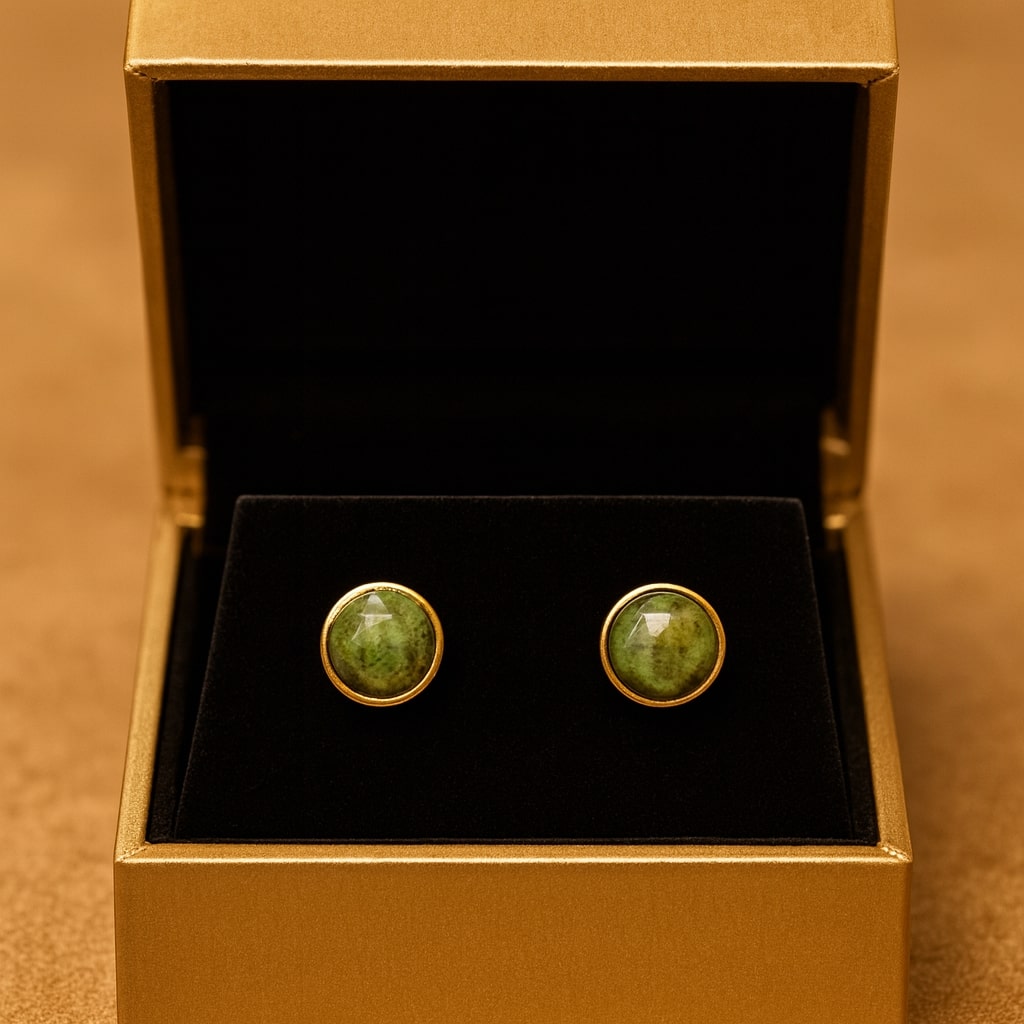 Gemstone Stud Earrings
