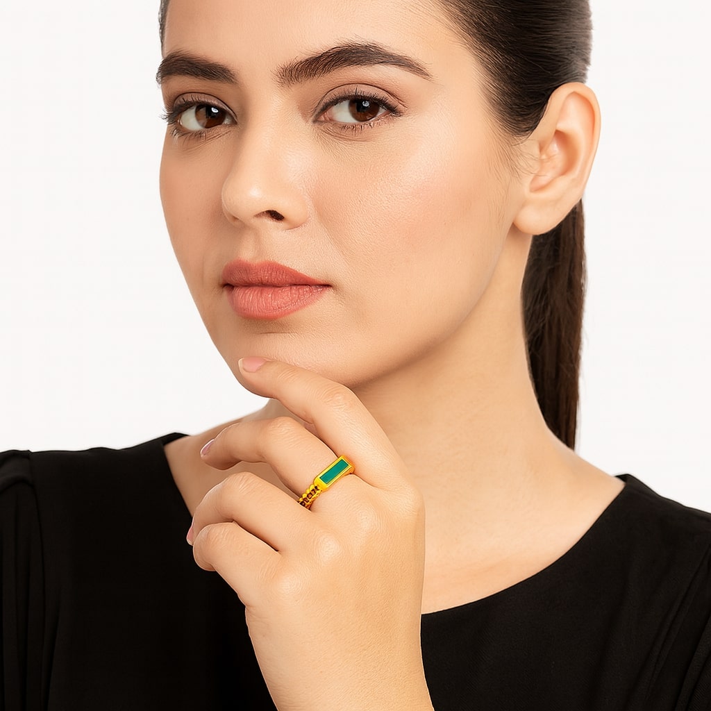 Gold Chain Design Ring