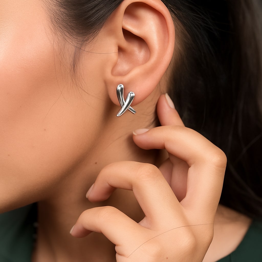 Elegant Cross Stud