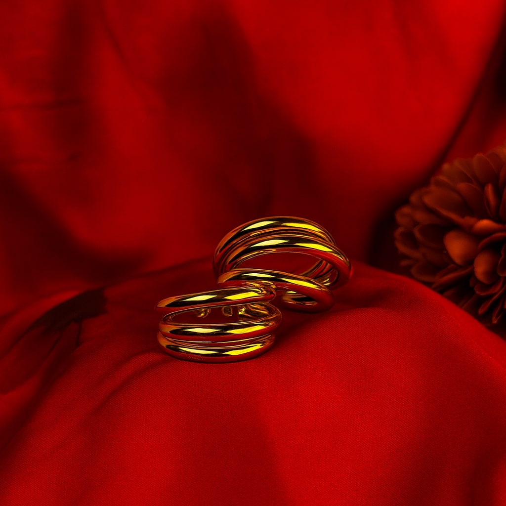 Triple Hoop Earrings