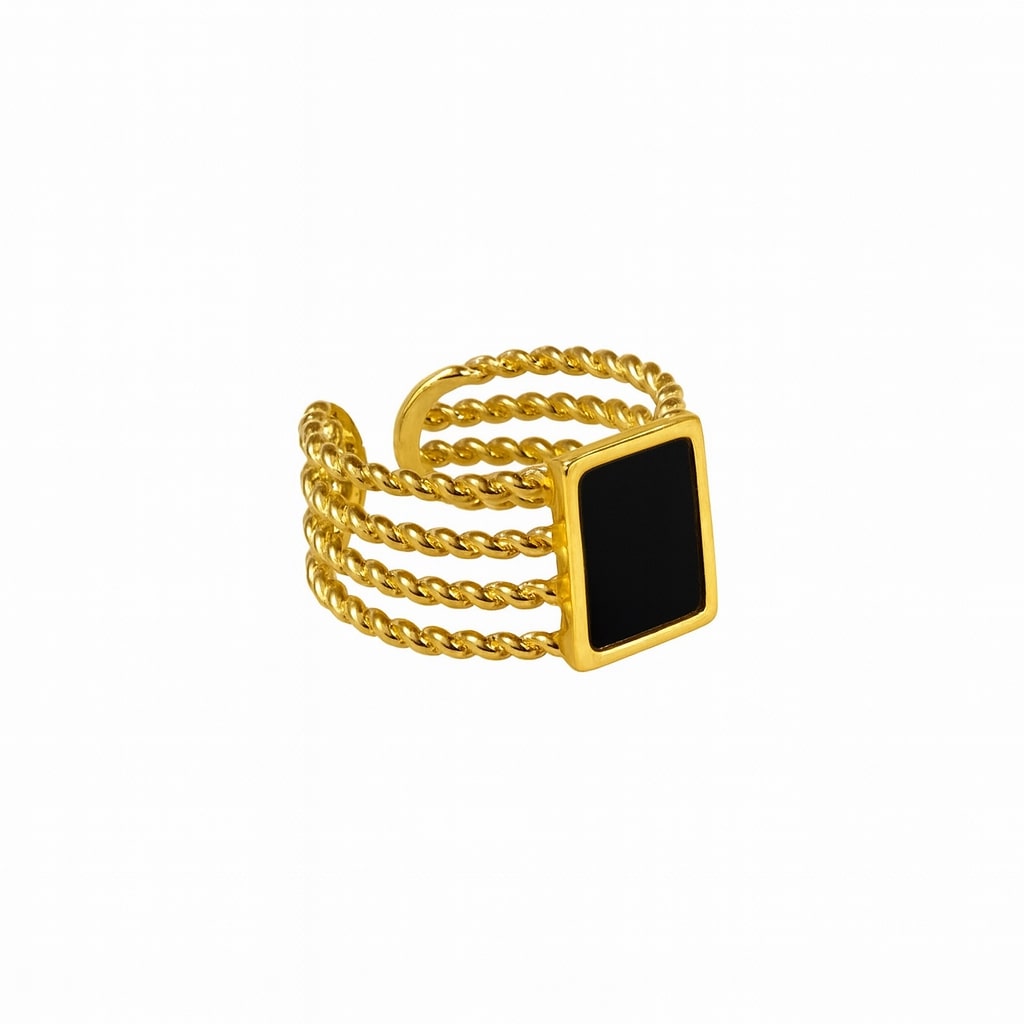 Gold Adjustable Ring