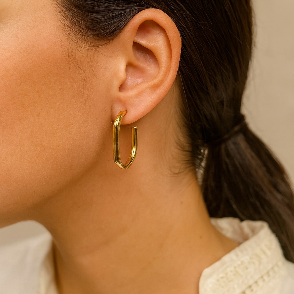 Irregular Hoop Earrings