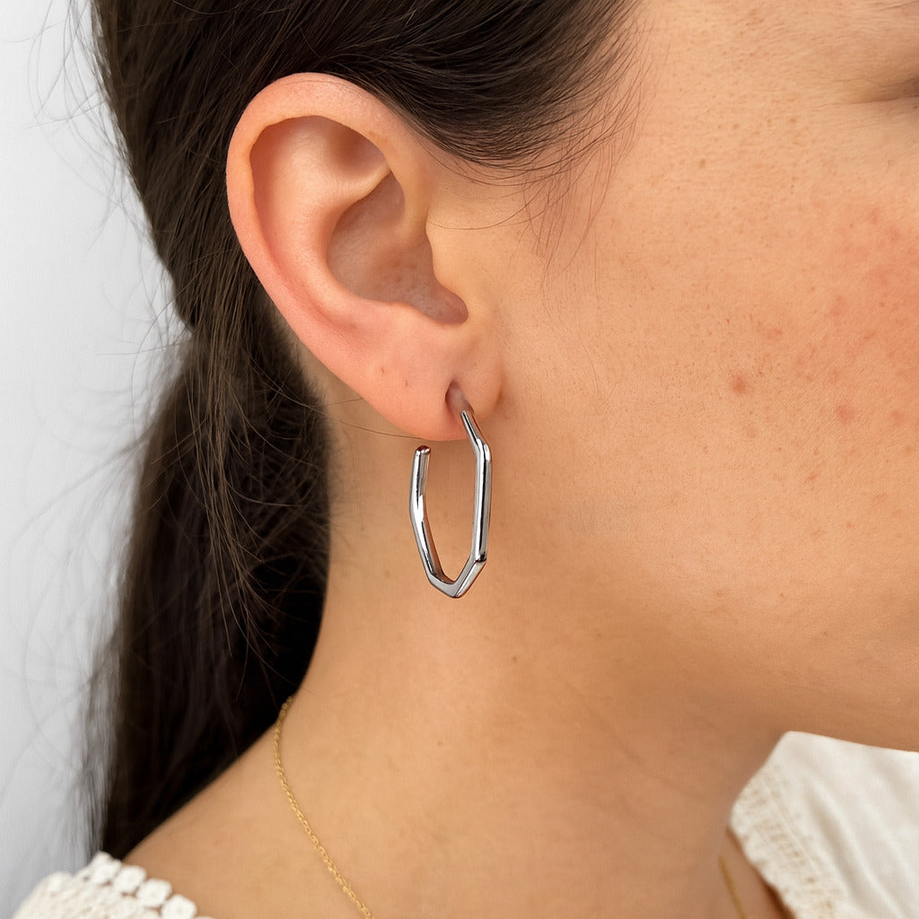 Irregular Hoop Earrings