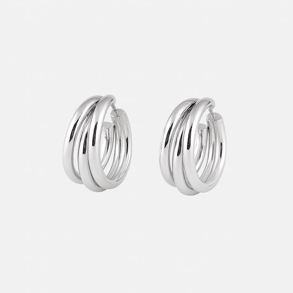 Triple Hoop Earrings