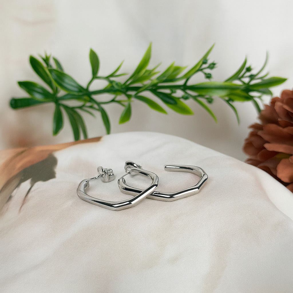 Irregular Hoop Earrings