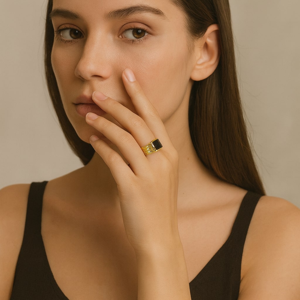 Gold Adjustable Ring