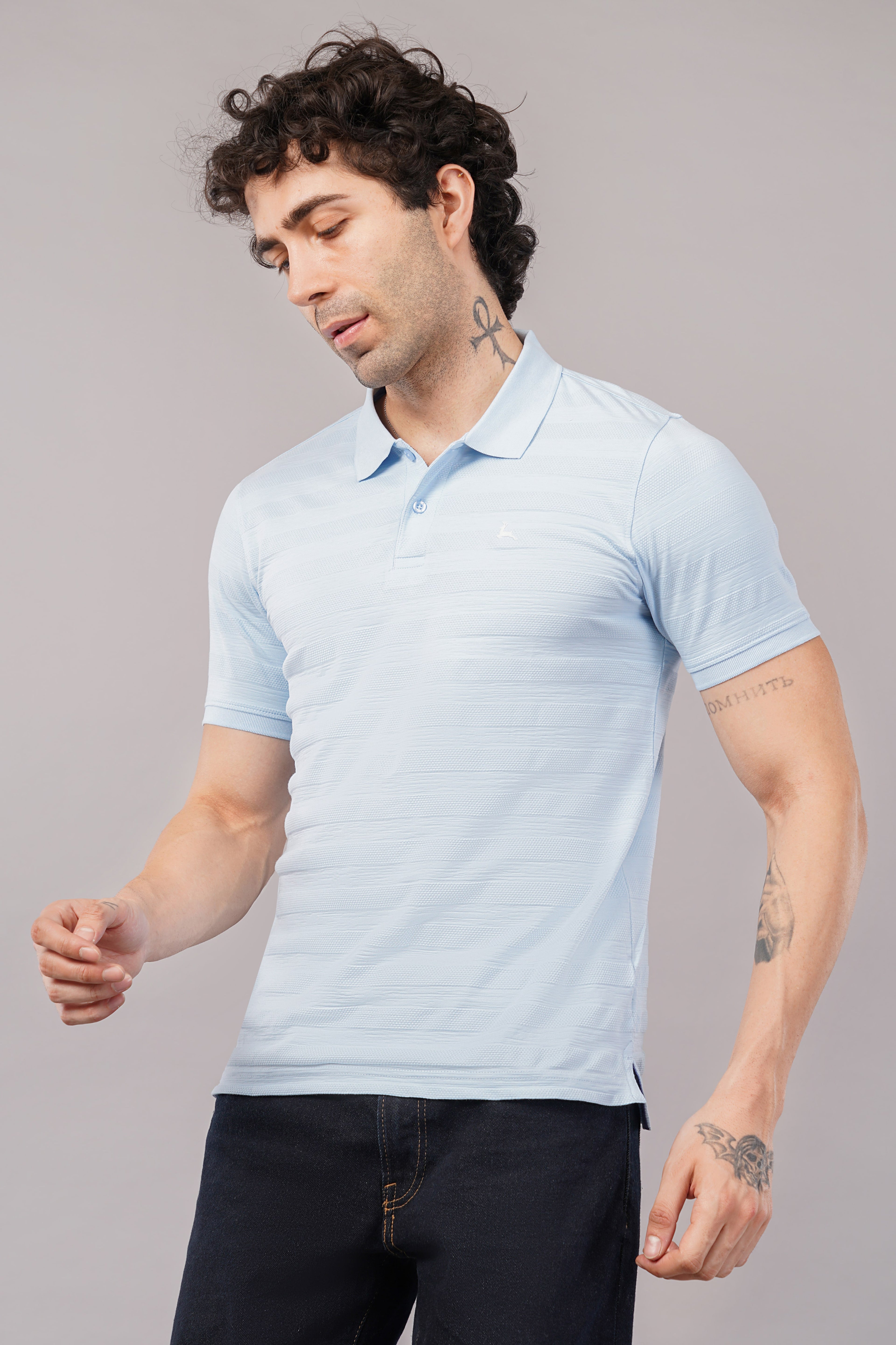 Solid POLO half sleeve t-shirt