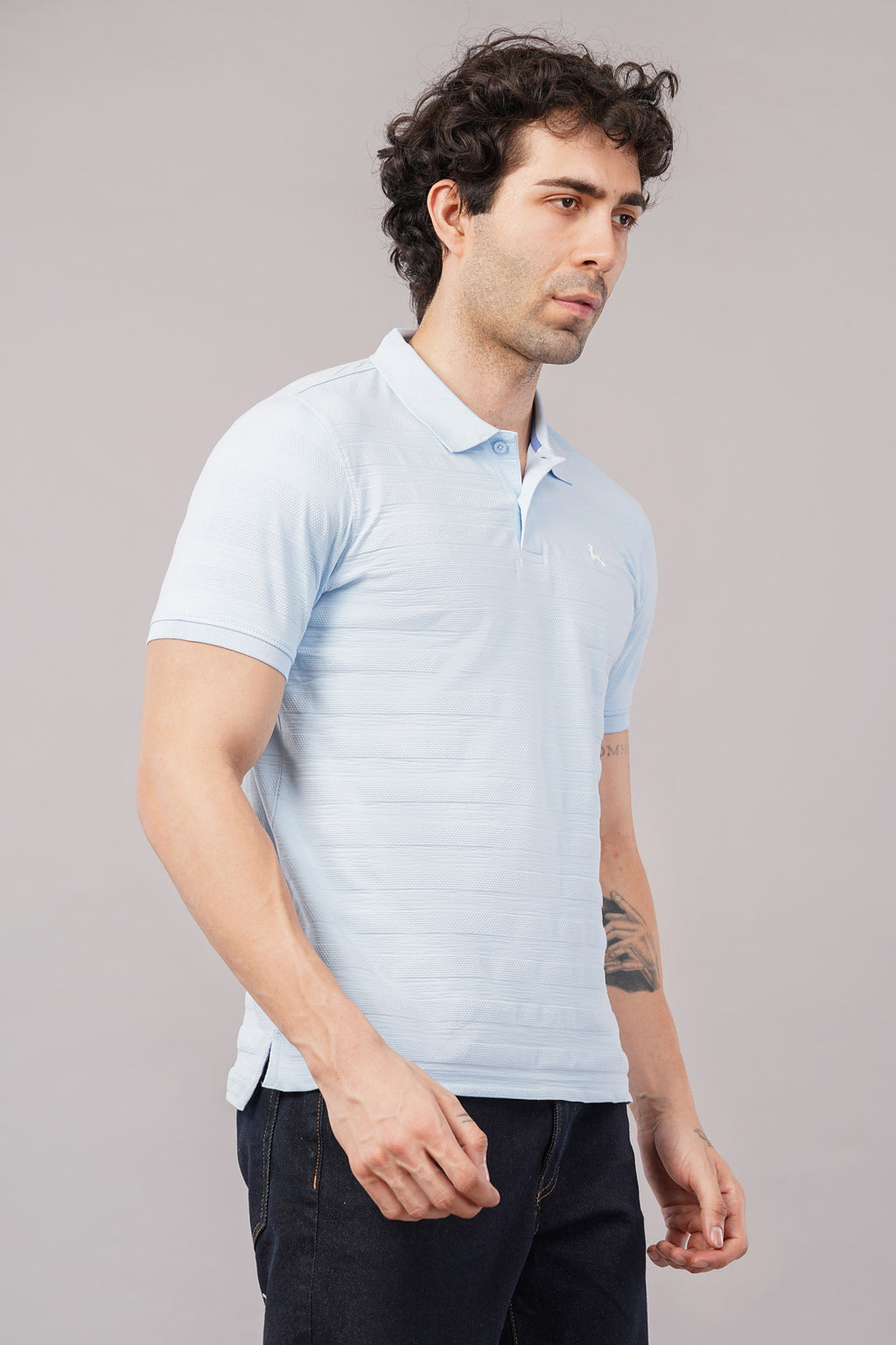 Solid POLO half sleeve t-shirt