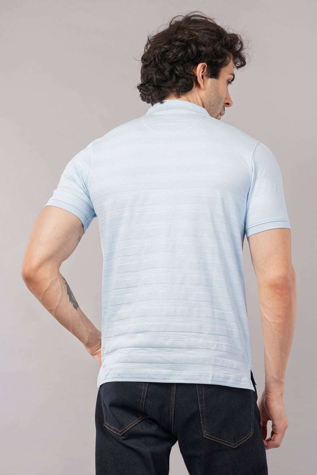 Solid POLO half sleeve t-shirt
