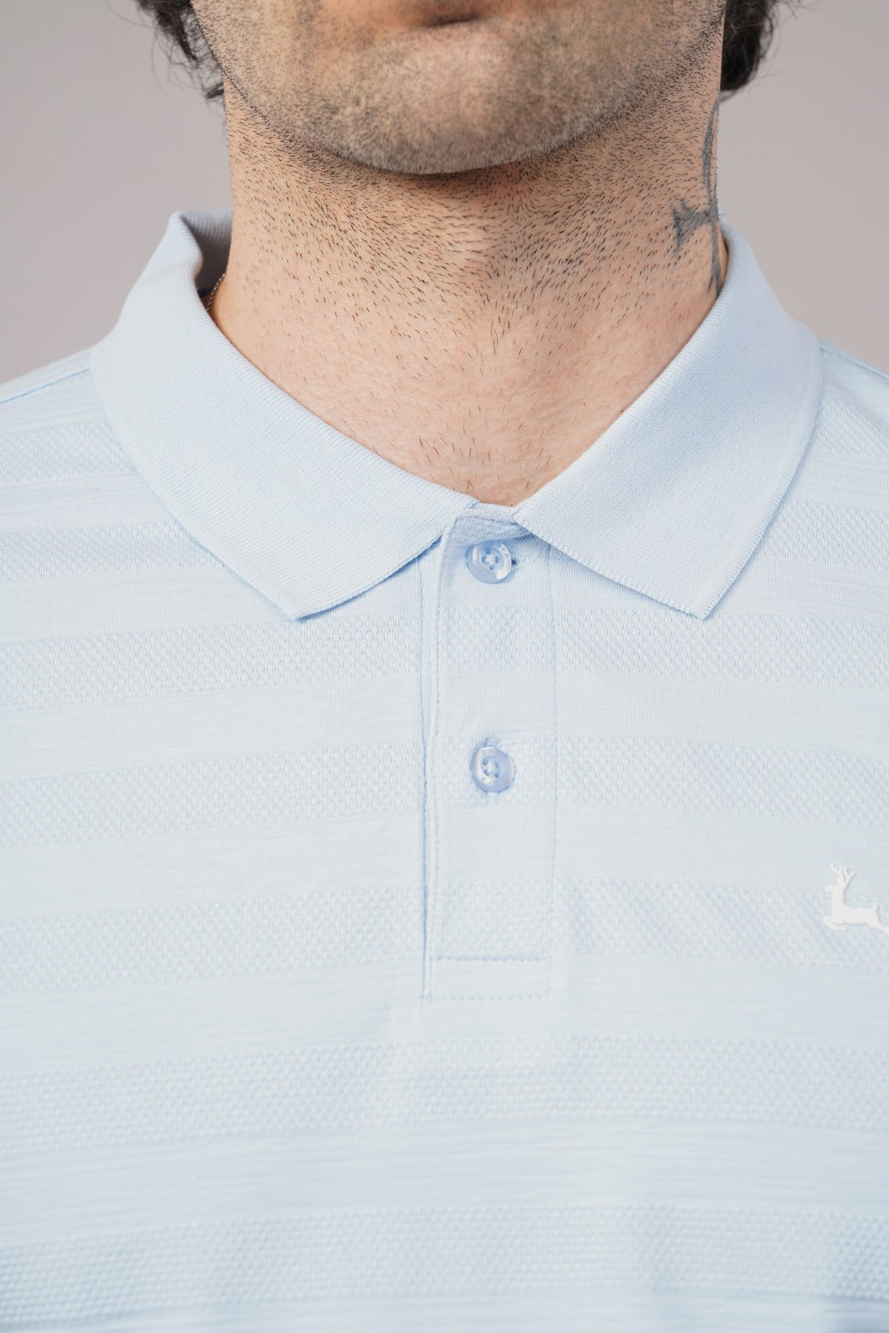 Parx Textured Half Sleeve Polo T-shirt