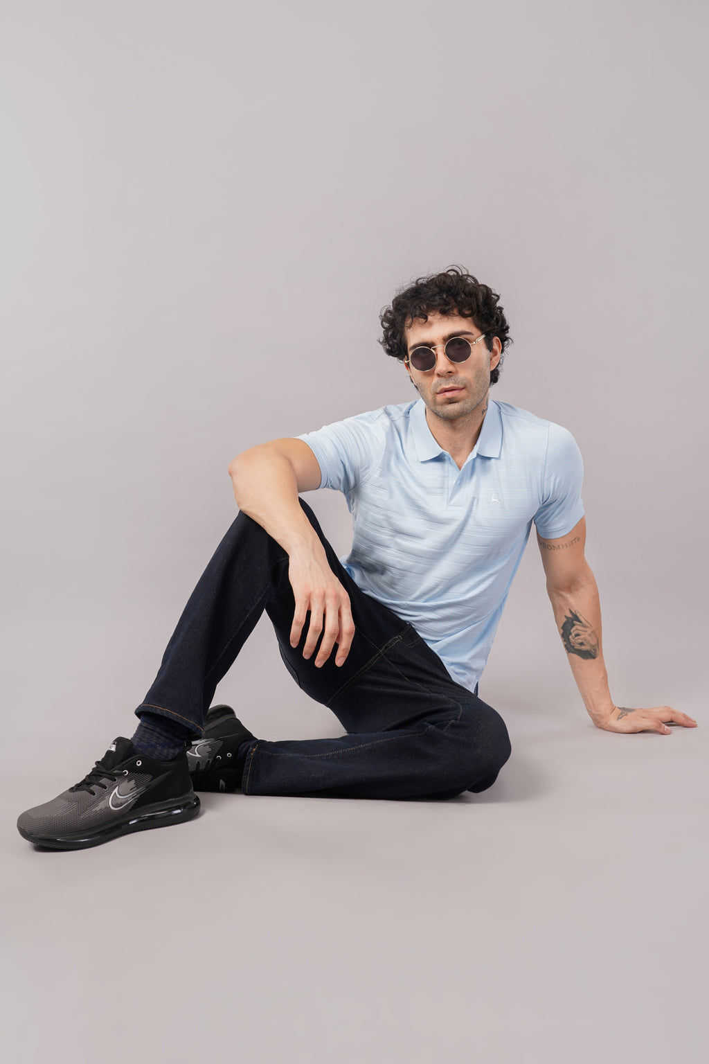Solid POLO half sleeve t-shirt