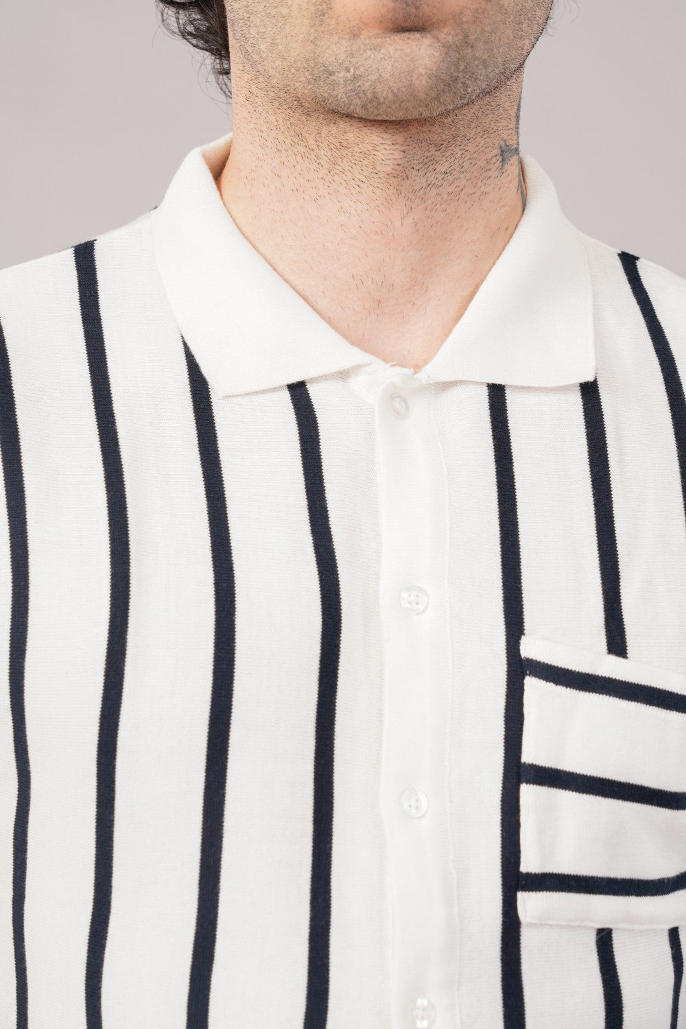 Parx Striper Half Sleeve Polo T-shirt