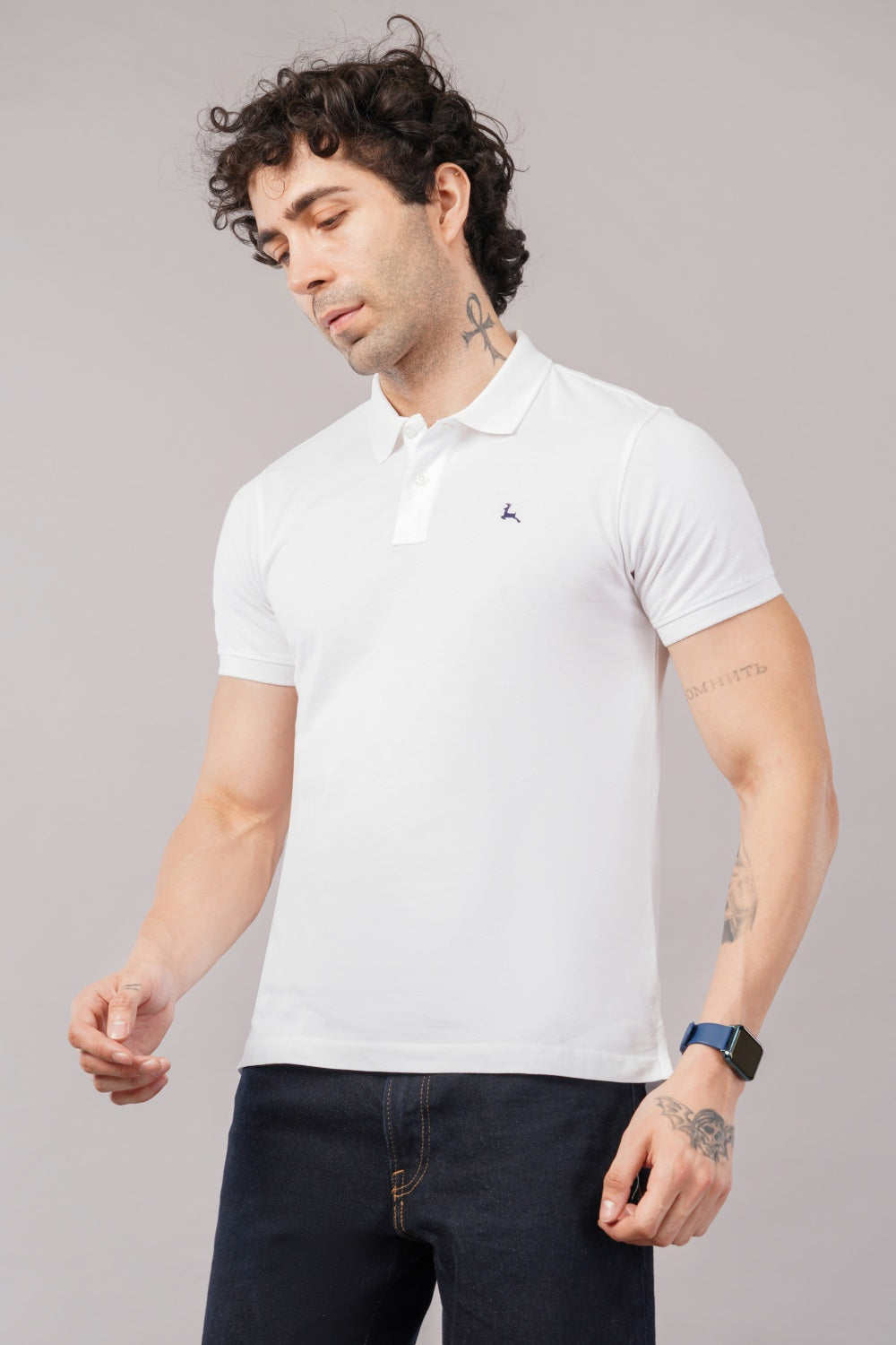 Parx  Solid Half Sleeve Polo T-shirt