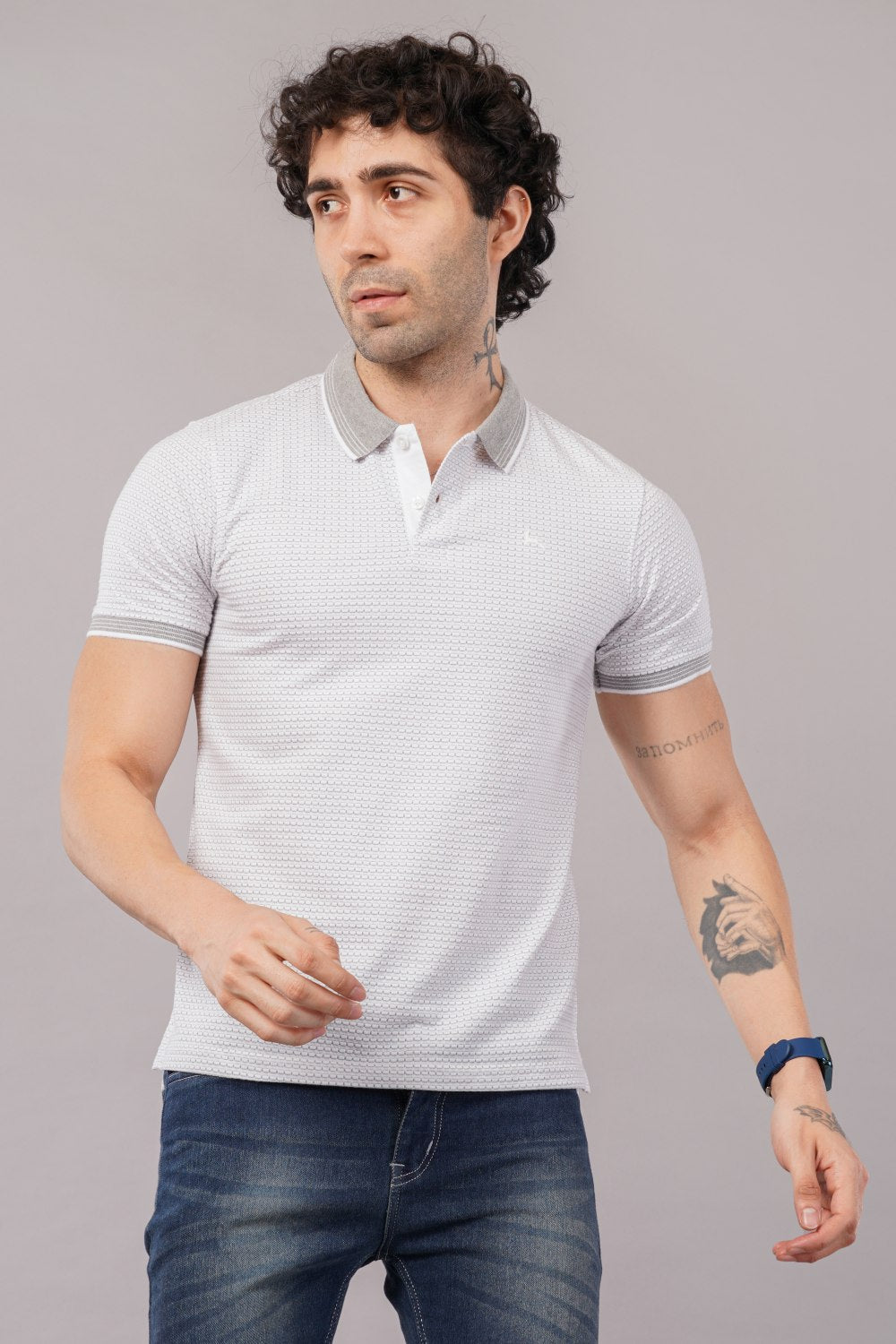 Parx Half Sleeve Sleeve Design Polo T-shirt
