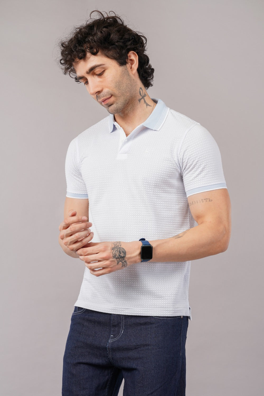 Parx  Half Sleeve Sleeve Design Polo T-shirt