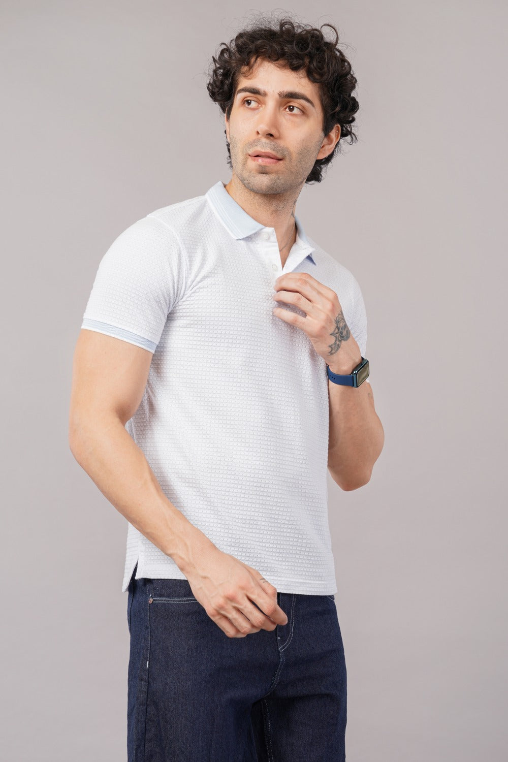 Parx  Half Sleeve Sleeve Design Polo T-shirt