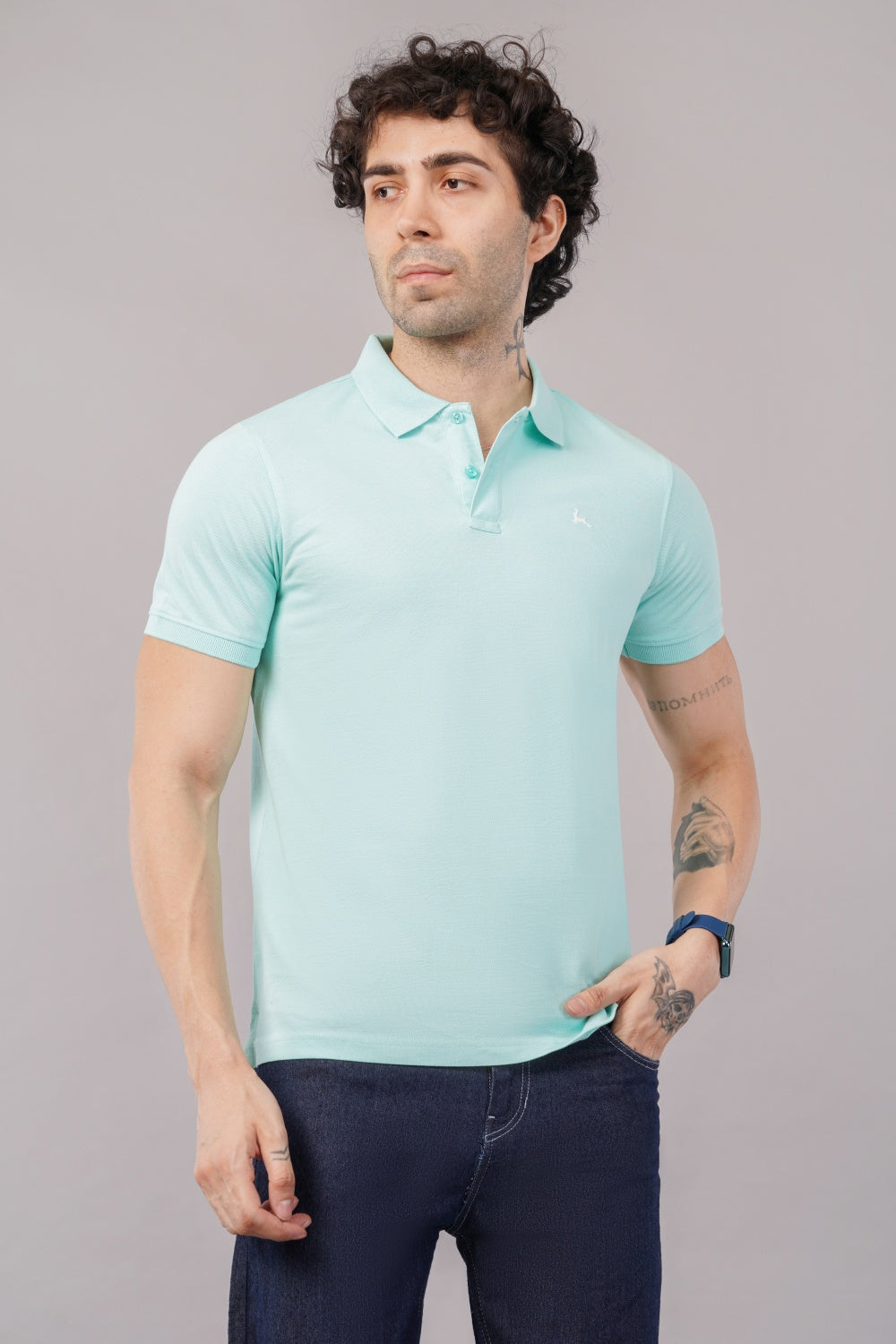 Parx  Solid Half Sleeve Polo T-shirt