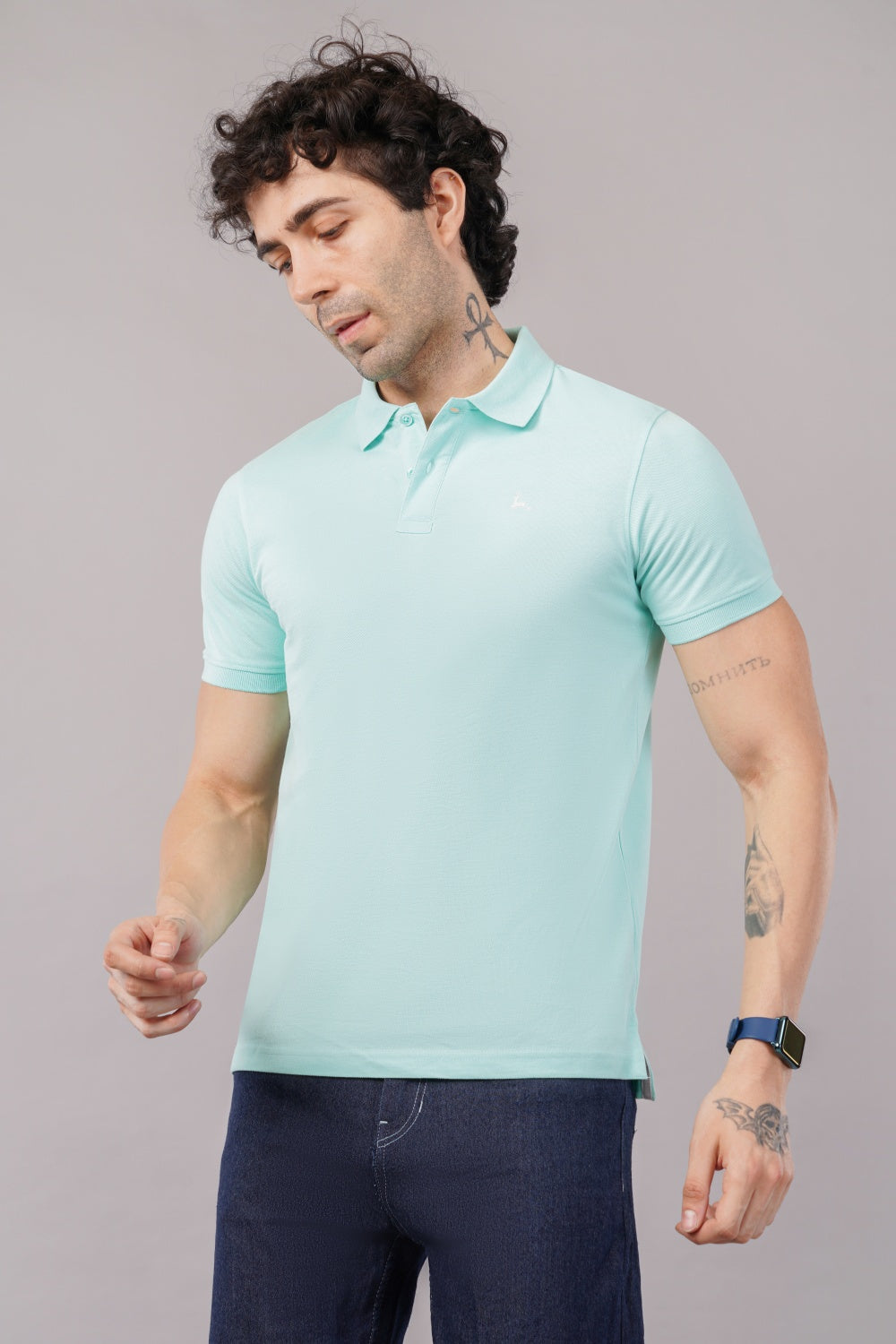 Parx  Solid Half Sleeve Polo T-shirt
