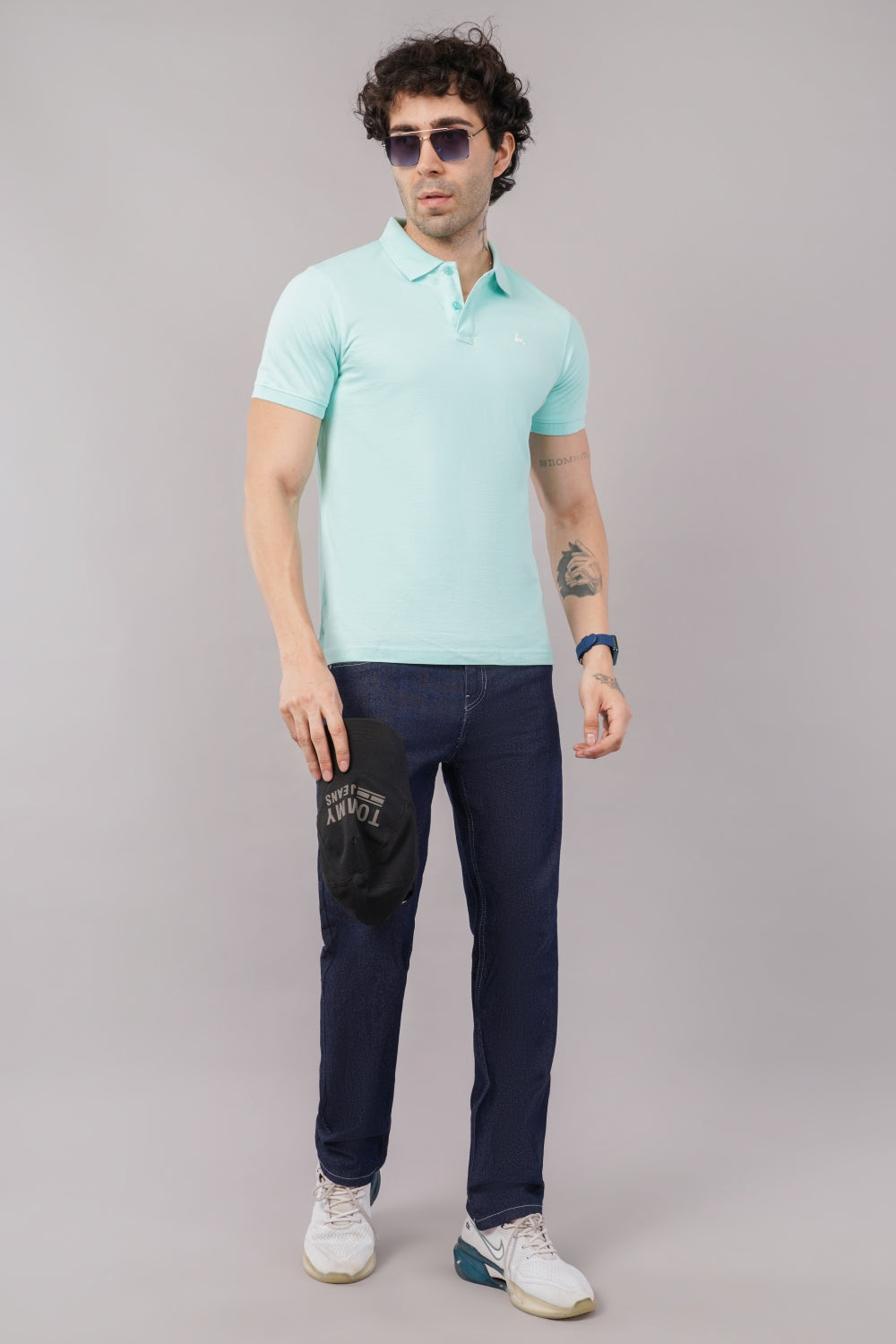 Parx  Solid Half Sleeve Polo T-shirt