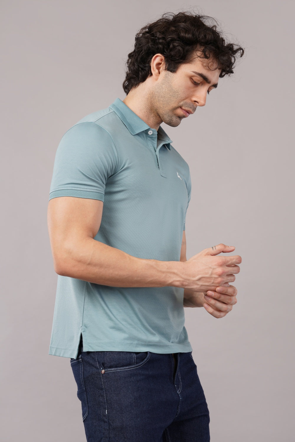 Parx Half Sleeve Solid Polo T-shirt