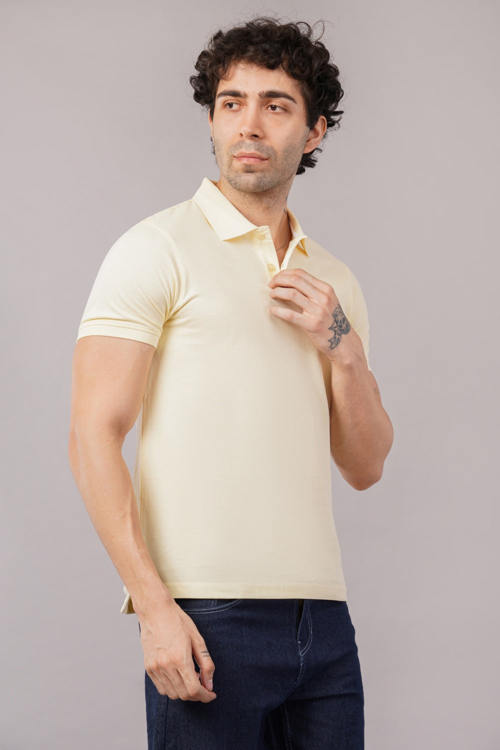 Parx  Solid Half Sleeve Polo T-shirt