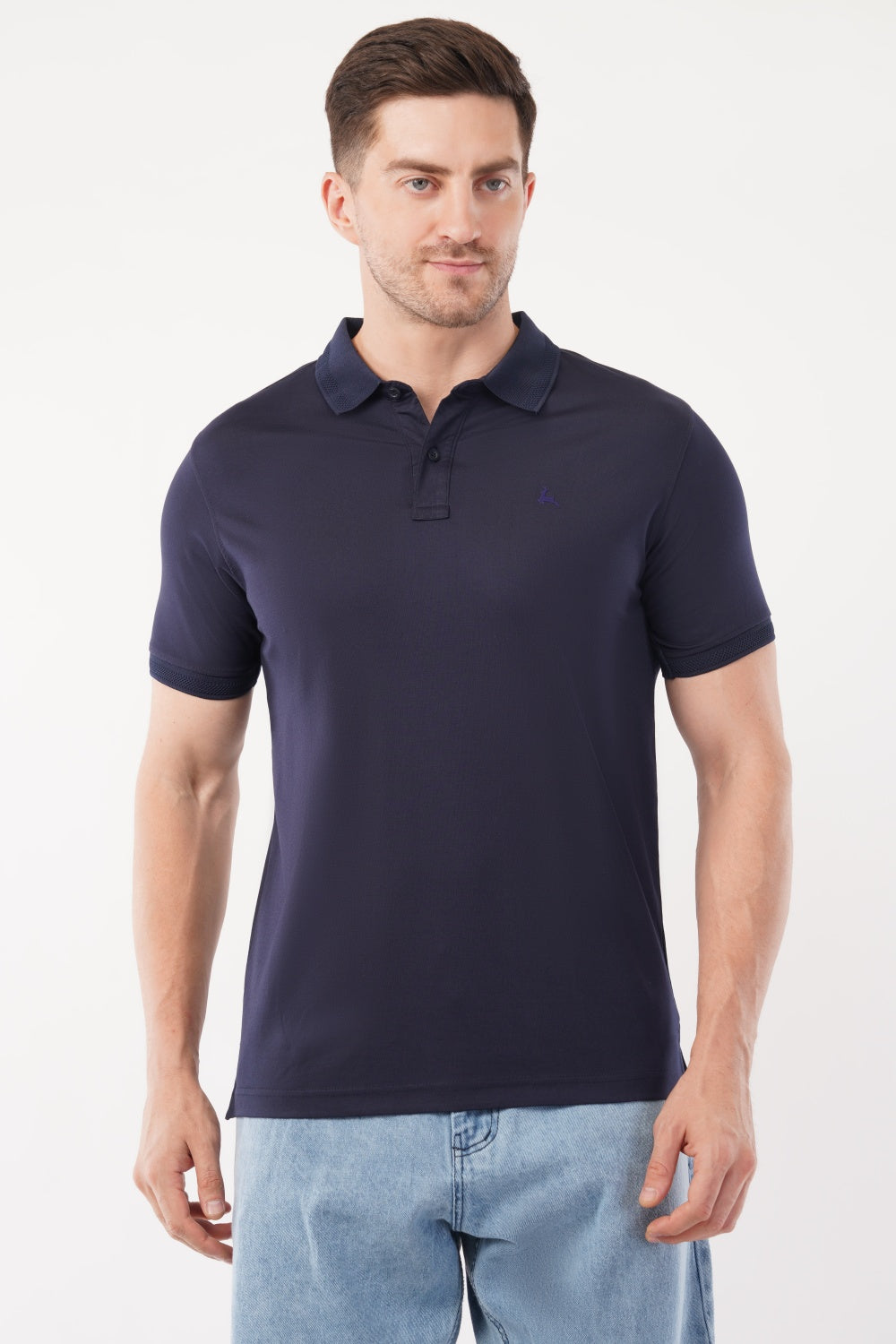 Parx Half Sleeve Solid Polo T-shirt
