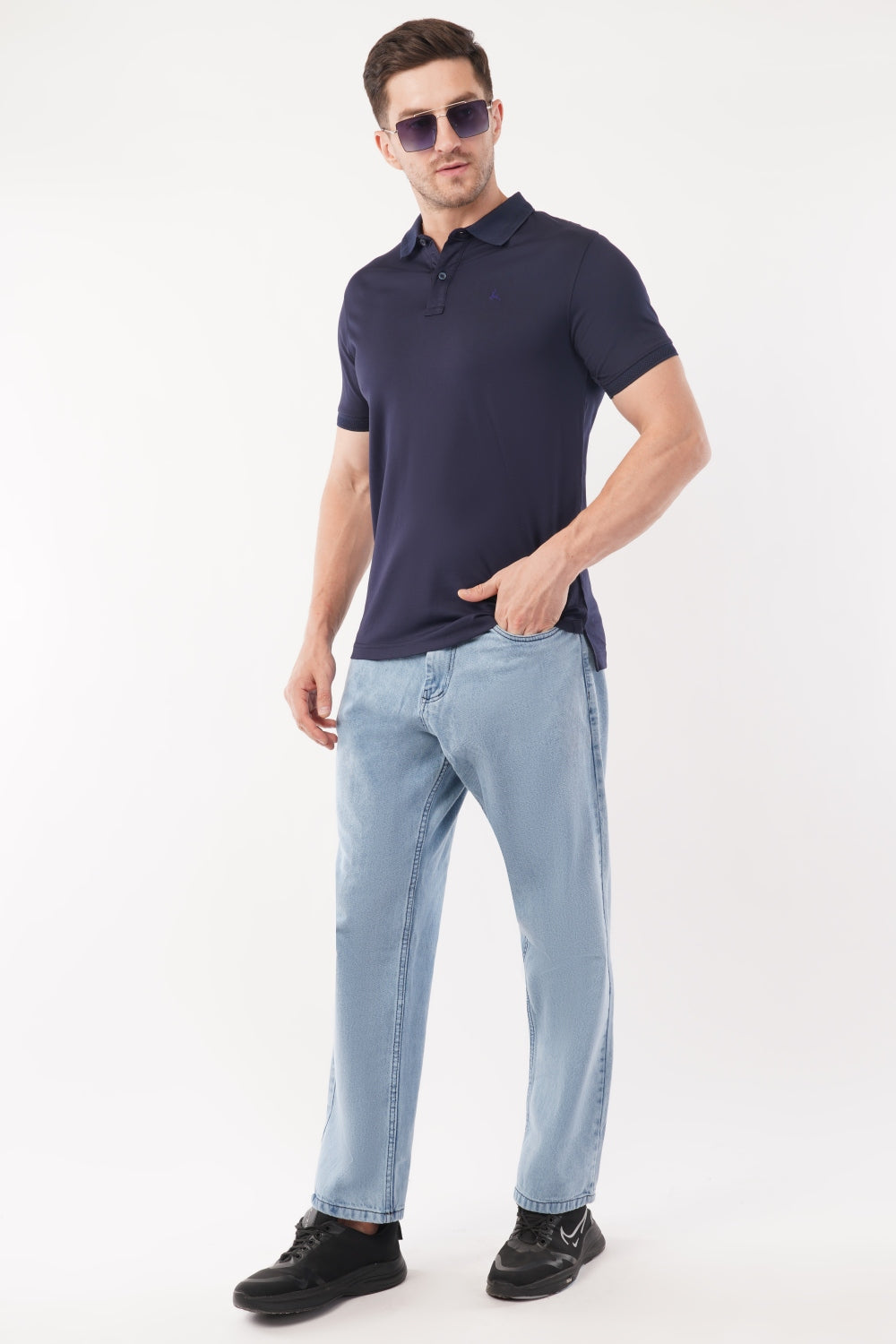 Parx Half Sleeve Solid Polo T-shirt