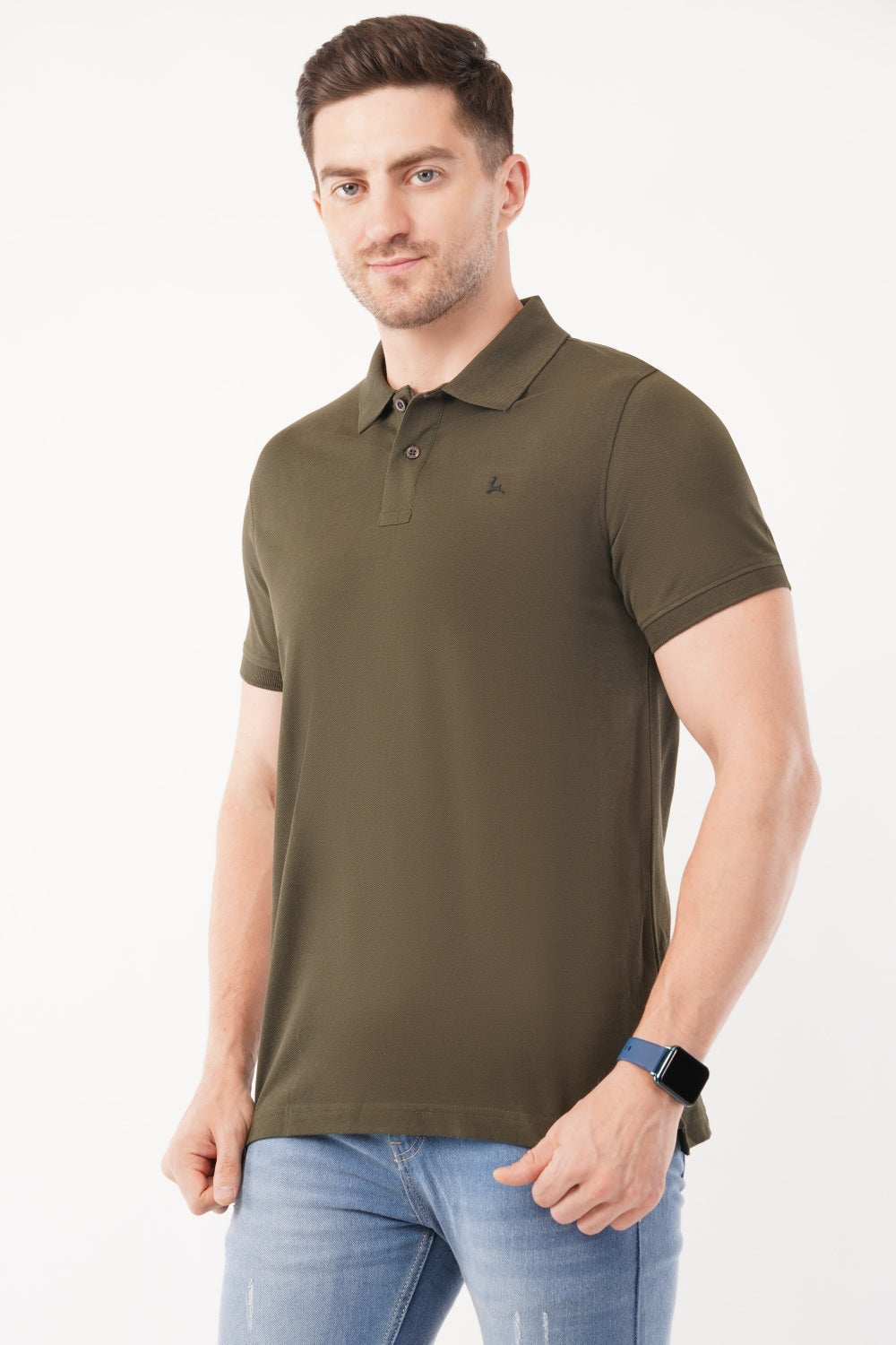 Parx  Solid Half Sleeve Polo T-shirt