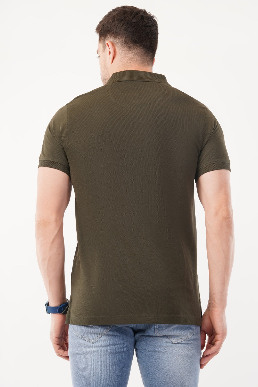 Parx  Solid Half Sleeve Polo T-shirt