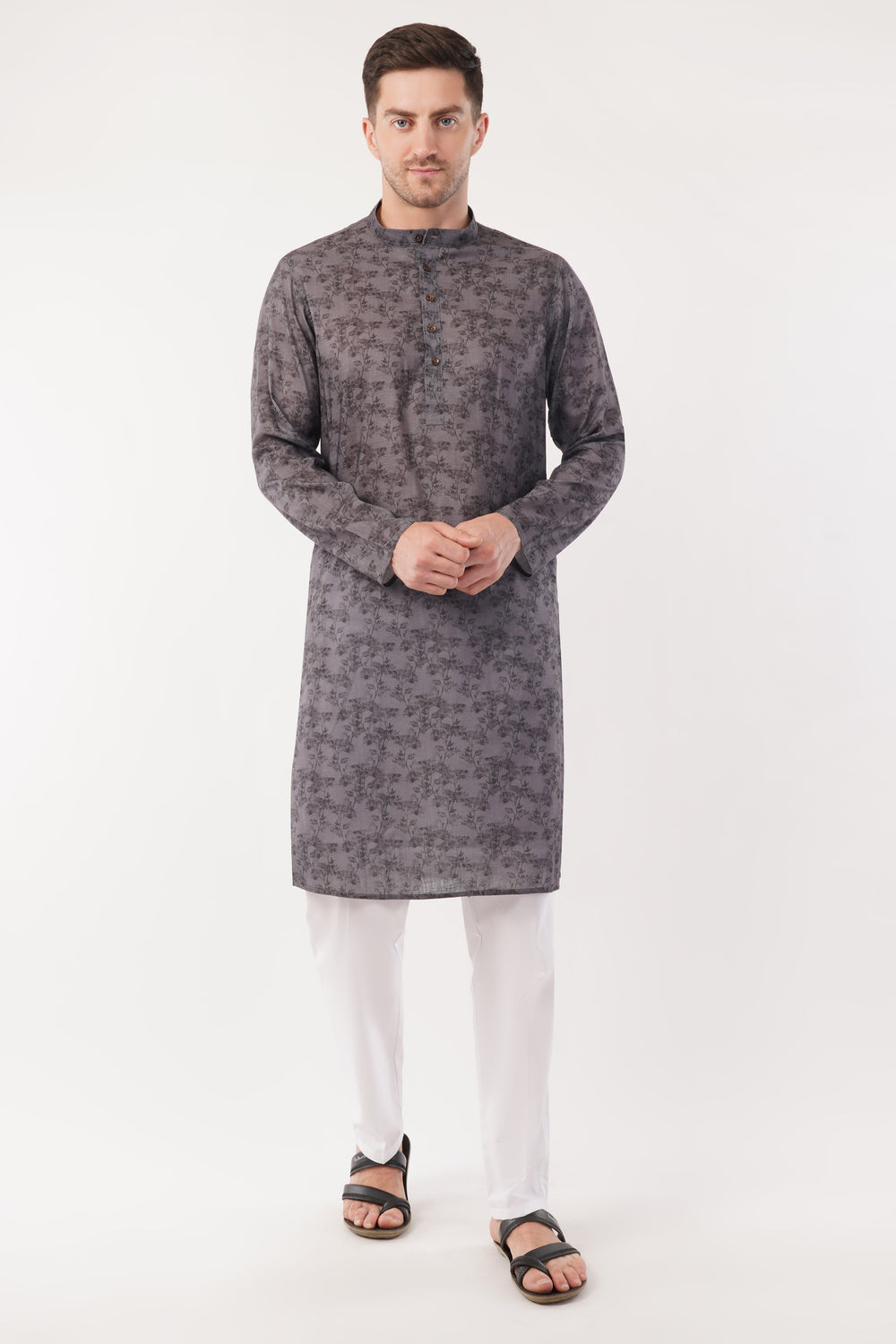 Soul Aromr Printed Traditional Straight Fit Kurta Set