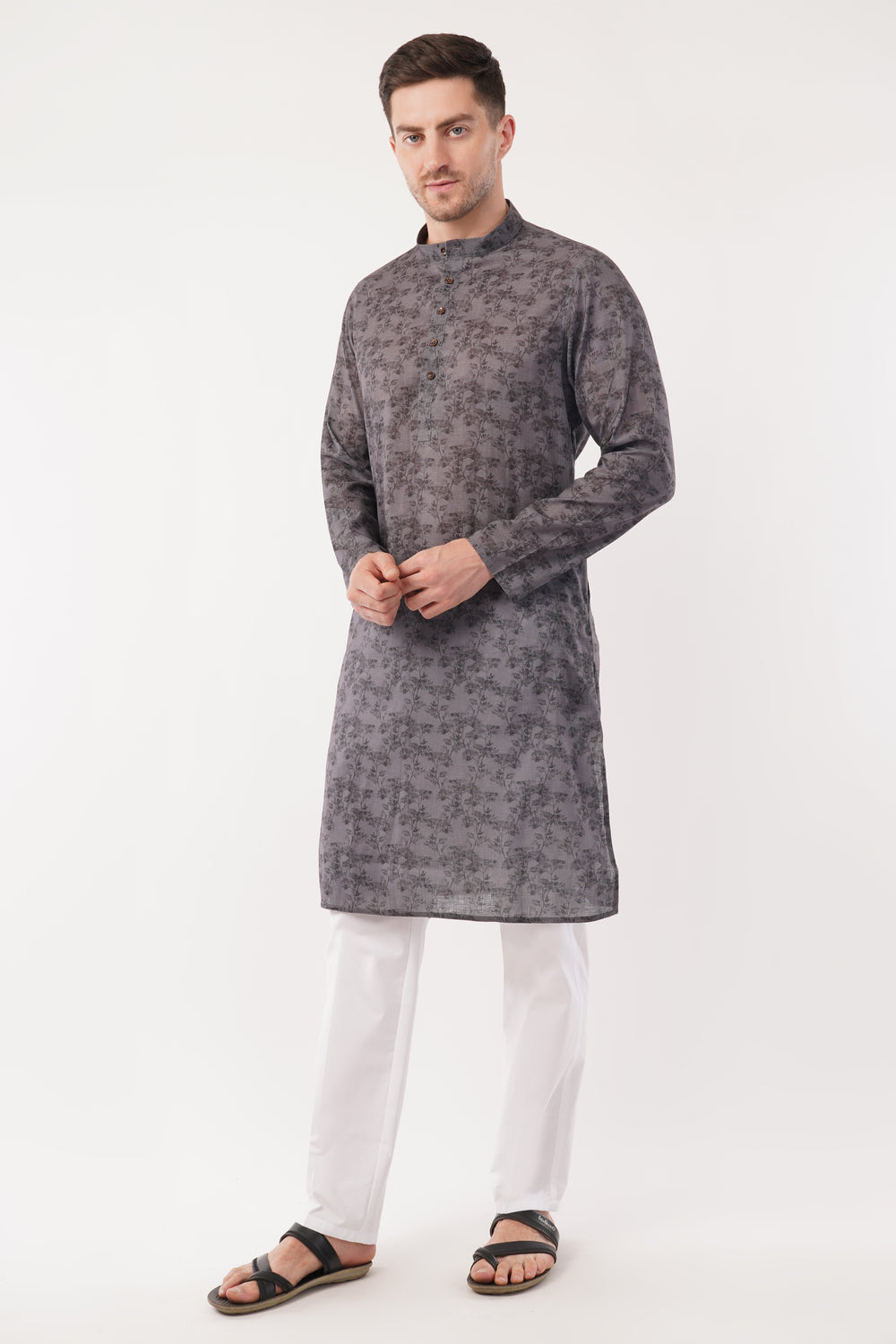 Soul Aromr Printed Traditional Straight Fit Kurta Set