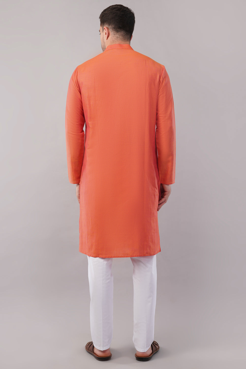 Soul Armor Solid Mandarin Collar Full Sleeve Kurta Set