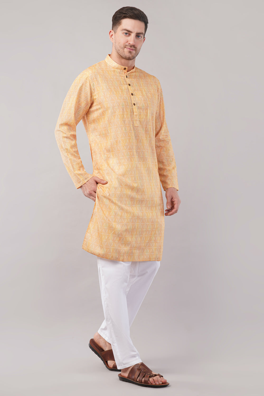 Soul Armor Ethnic Wear All Over Motif Printed Kurta Set