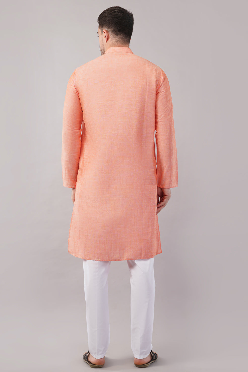 Soul Armor Solid Mandarin Collar Full Sleeve Kurta Set