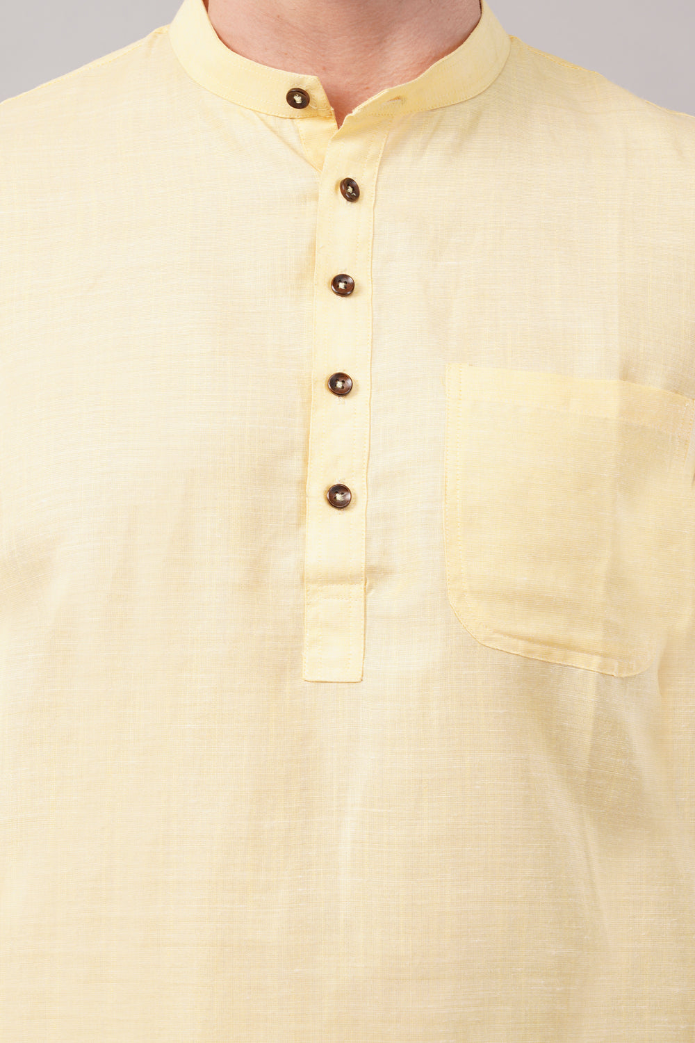 Soul Armor Solid Mandarin Collar Full Sleeve Kurta Set