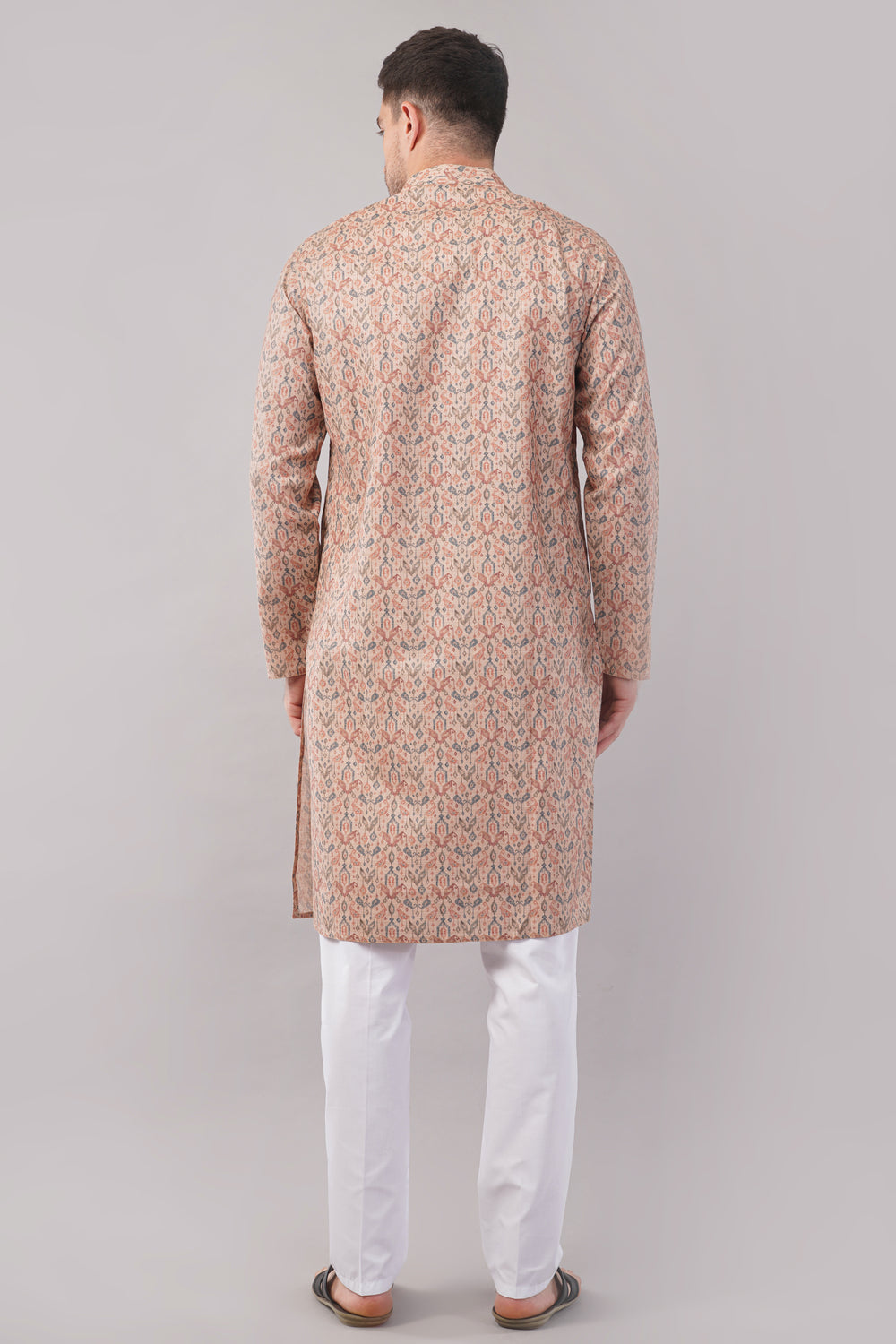 Soul Armor Printed Floral Pattern Straight Fit Ethnic Kurta Set