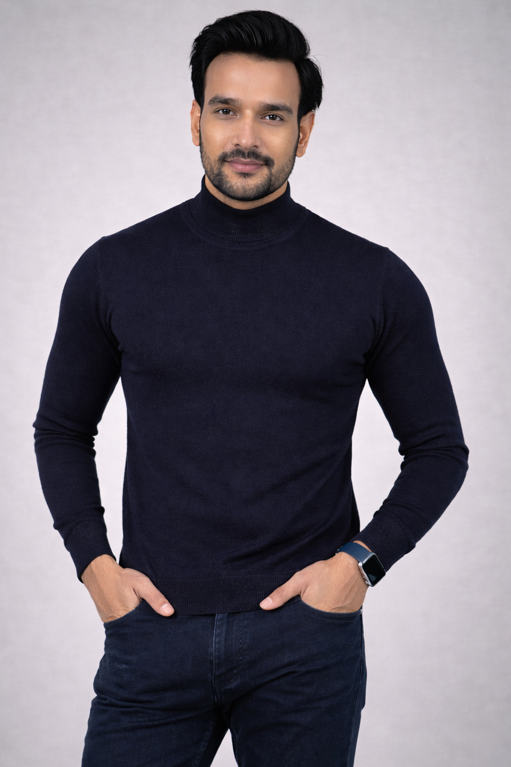 Raymond Full Sleeve Turtle Neck Pullover Sweater