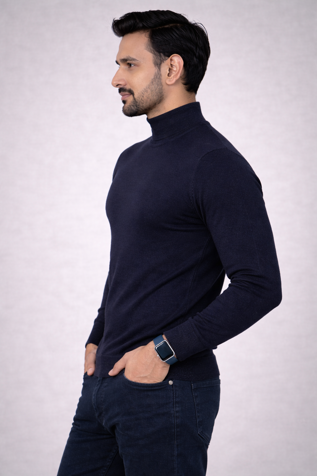 Raymond Full Sleeve Turtle Neck Pullover Sweater