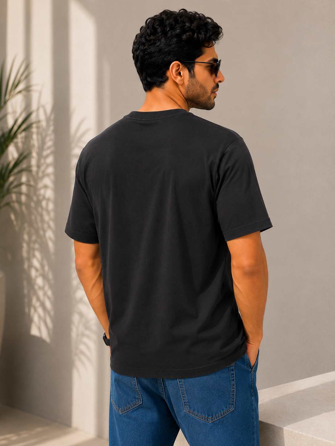 SOUL ARMOR Men's Solid Half Sleeve T-Shirt | Premium 95% Cotton Spandex Stretch Fit | Casual Everyday Wear