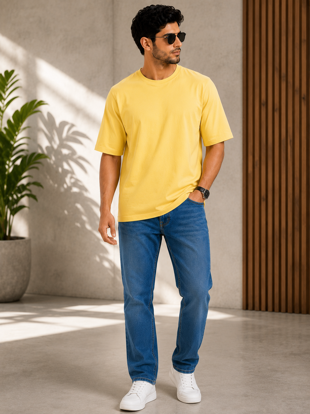 SOUL ARMOR Men's Solid Half Sleeve T-Shirt | Premium 95% Cotton Spandex Stretch Fit | Casual Everyday Wear