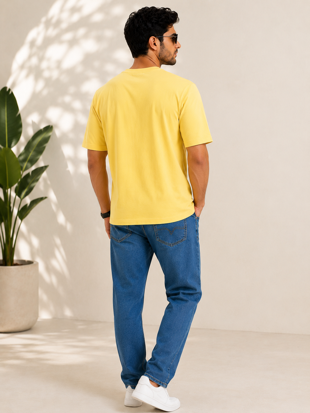 SOUL ARMOR Men's Solid Half Sleeve T-Shirt | Premium 95% Cotton Spandex Stretch Fit | Casual Everyday Wear