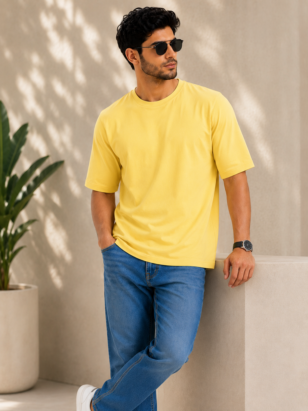 SOUL ARMOR Men's Solid Half Sleeve T-Shirt | Premium 95% Cotton Spandex Stretch Fit | Casual Everyday Wear