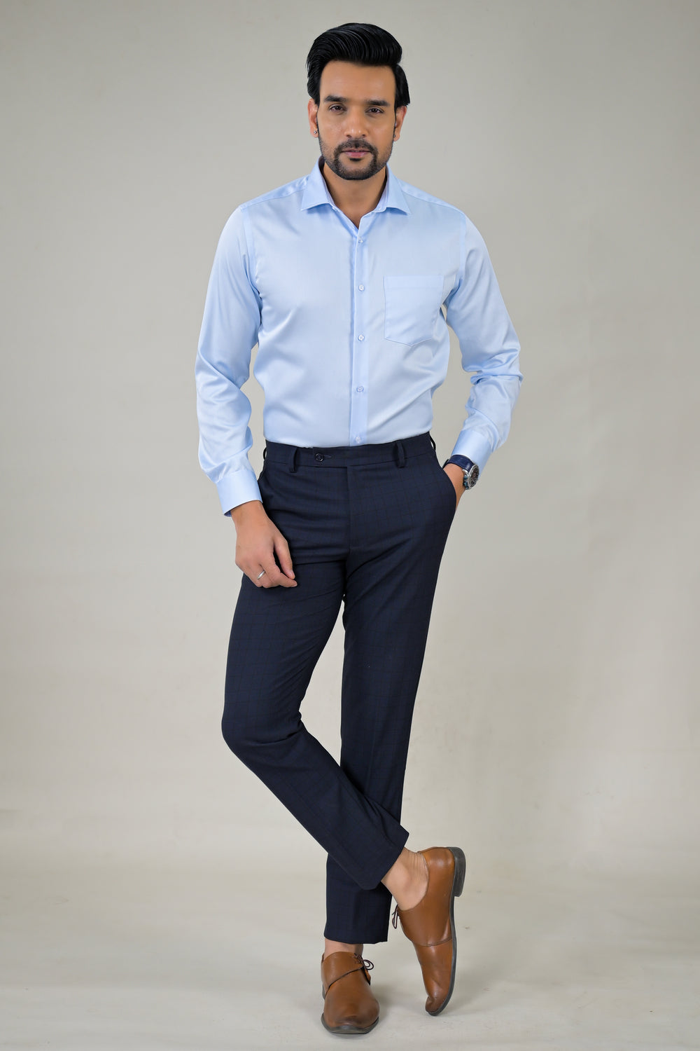 Park Avenue Solid Mens Formal Shirt