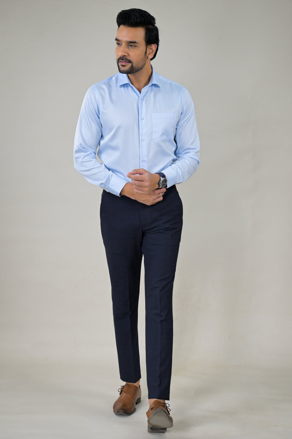 Park Avenue Solid Mens Formal Shirt