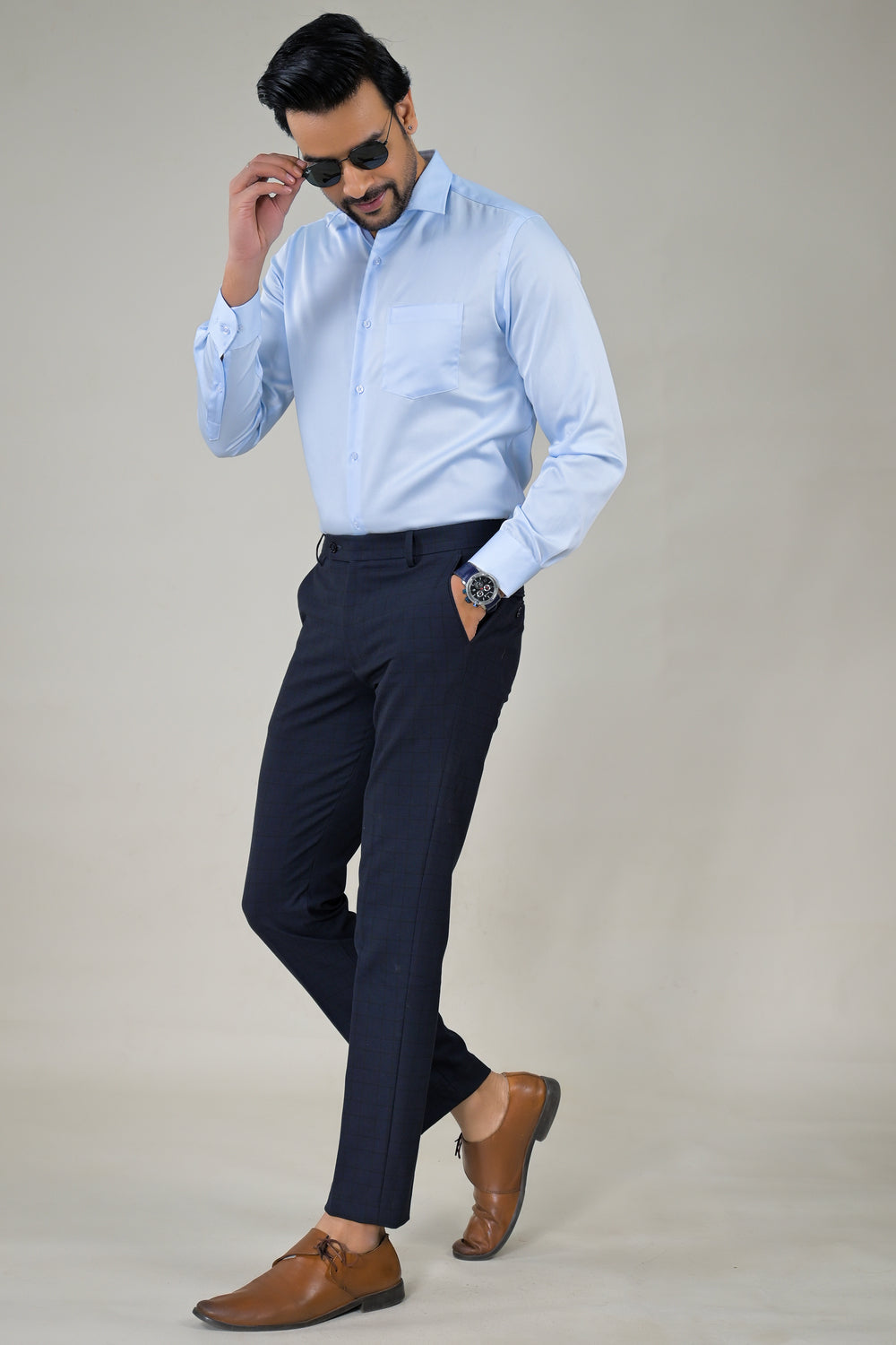 Park Avenue Solid Mens Formal Shirt