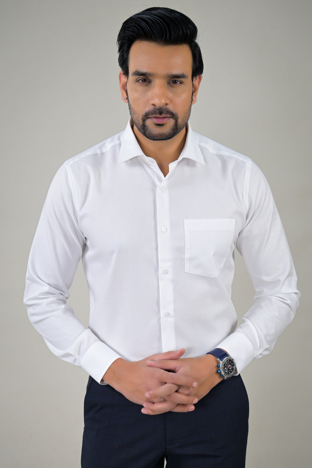 Park Avenue  Mens Plain Formal Office Wear Shirt