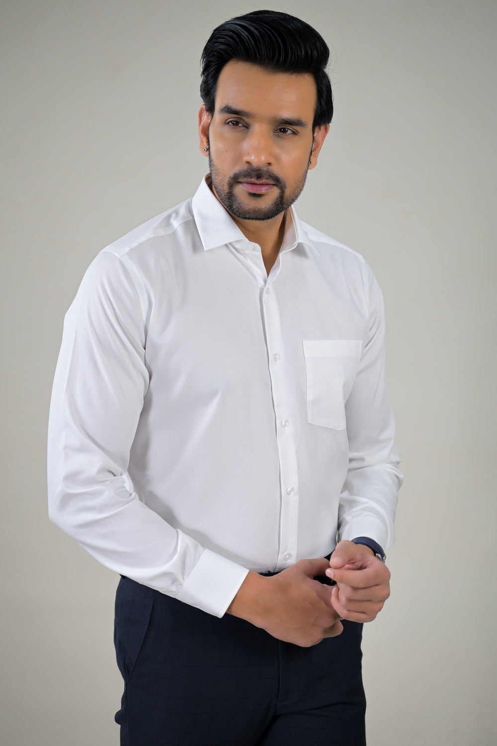 Park Avenue  Mens Plain Formal Office Wear Shirt