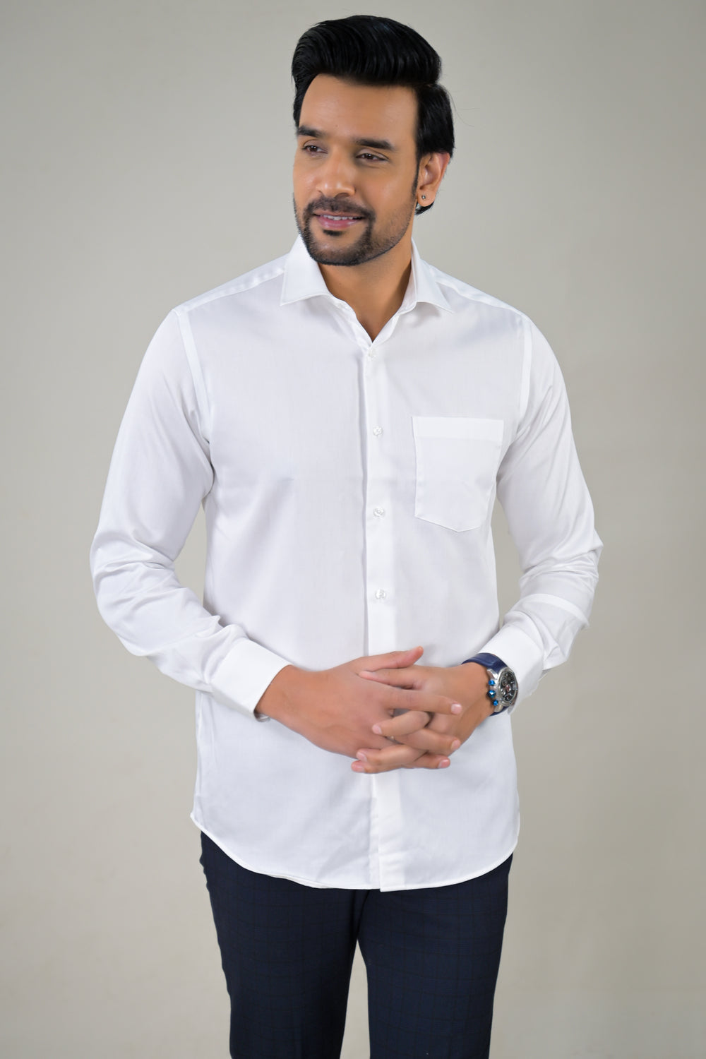 Park Avenue Solid Mens Formal Shirt