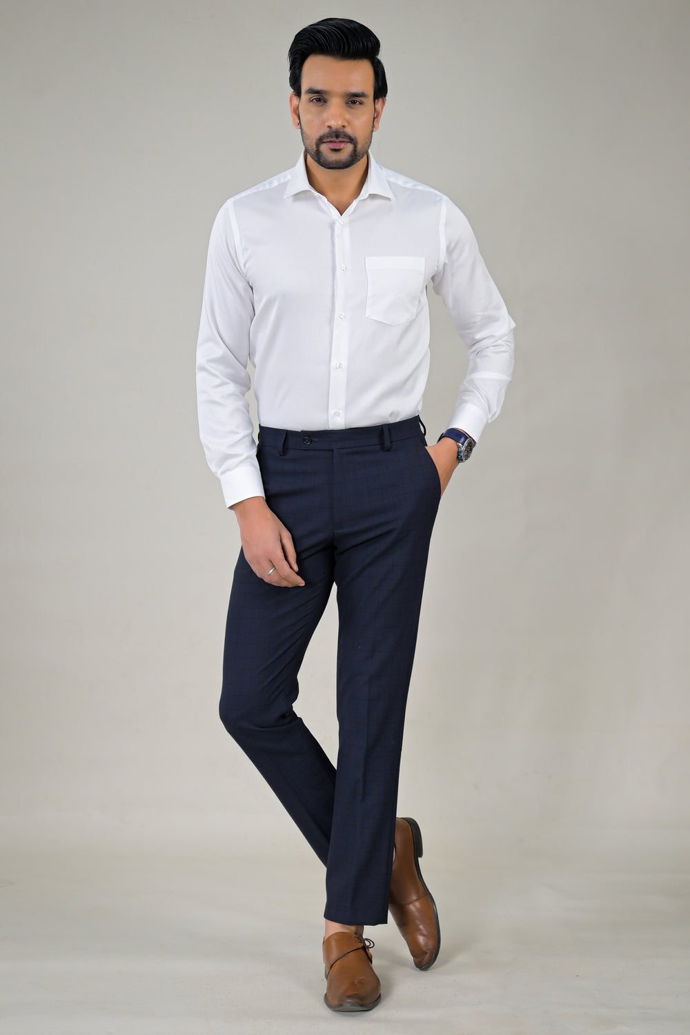 Park Avenue Solid Mens Formal Shirt