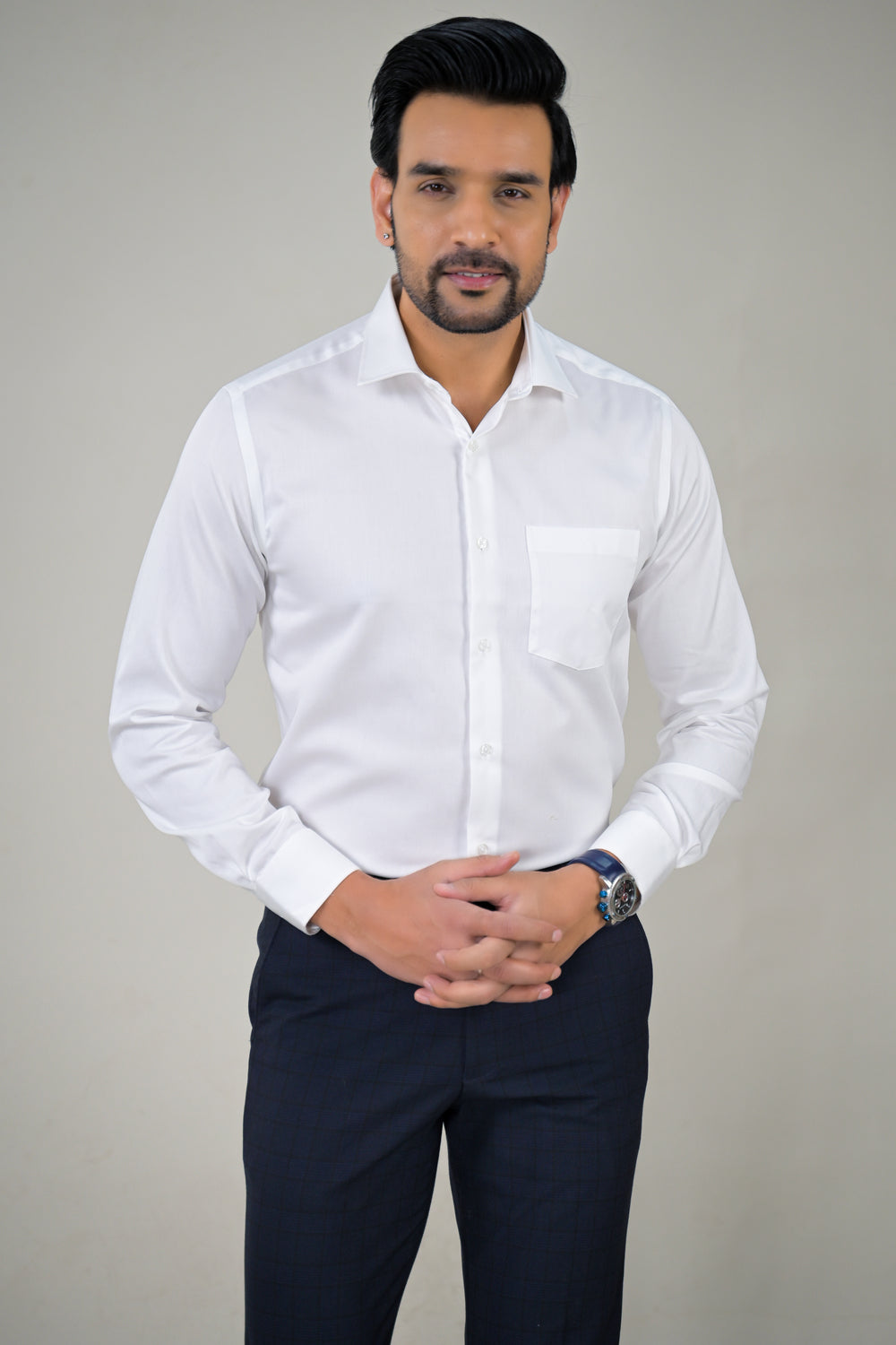 Park Avenue Solid Mens Formal Shirt